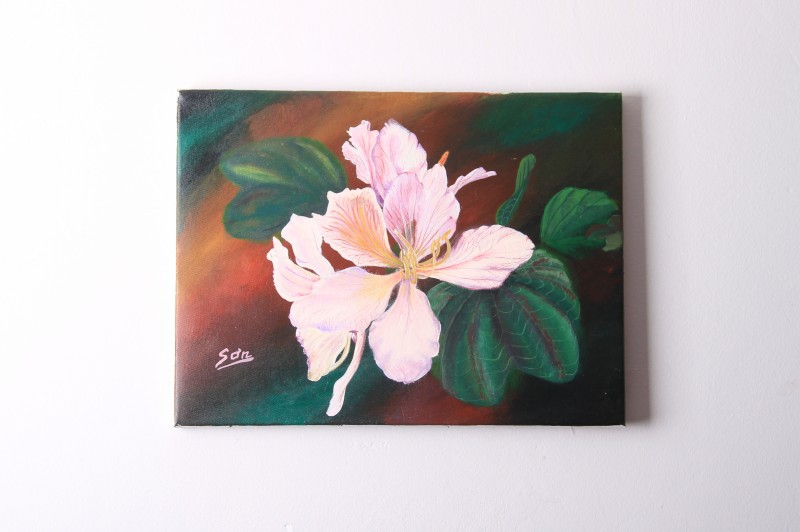 viet nam artist painting FLOWER PAINTING