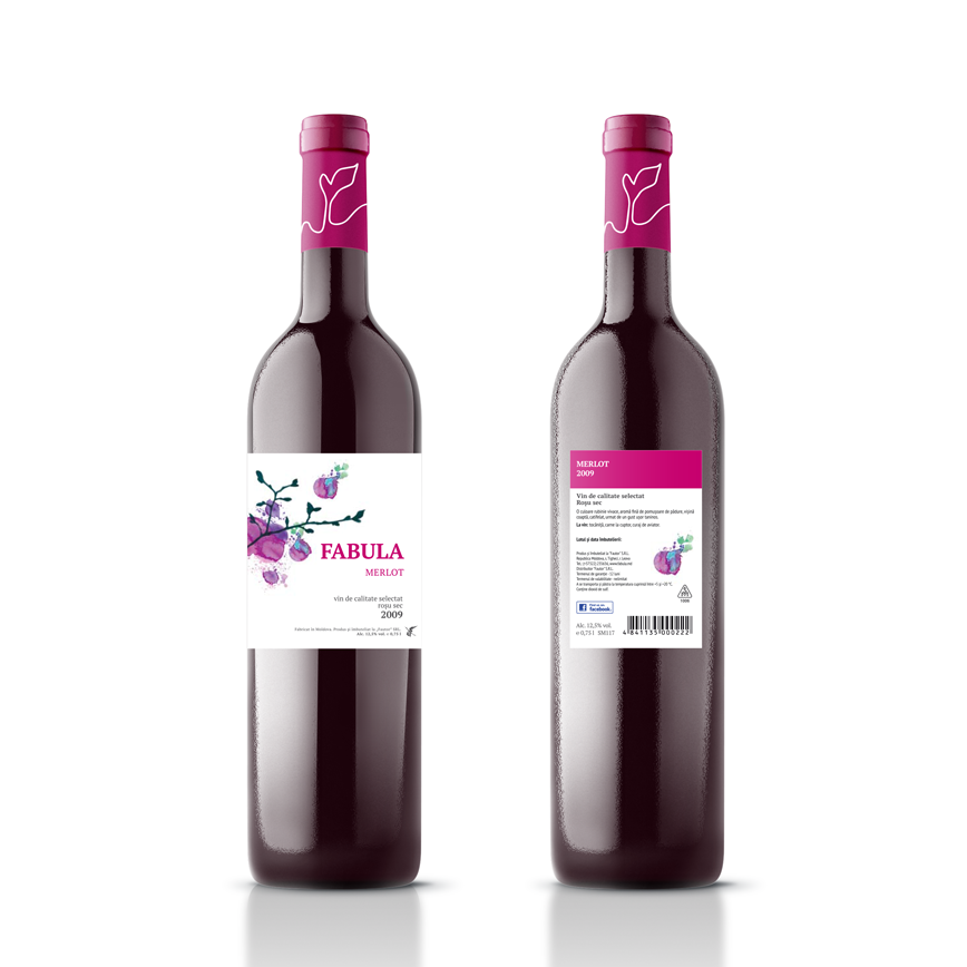 Wine label branding