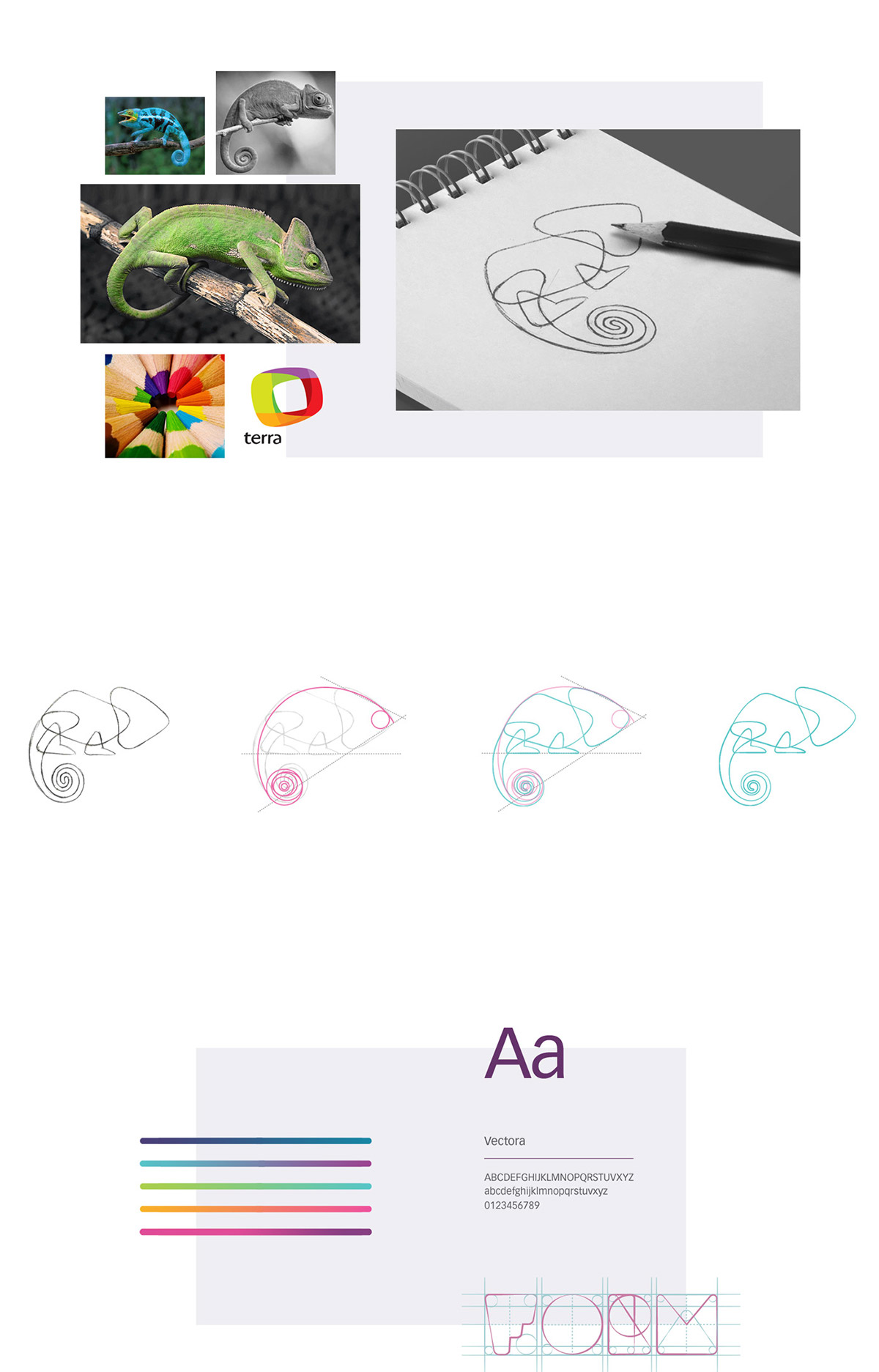 Art Director Logotype Form 3D design design studio tipografia chamaleon camaleão studio chameleon site Web