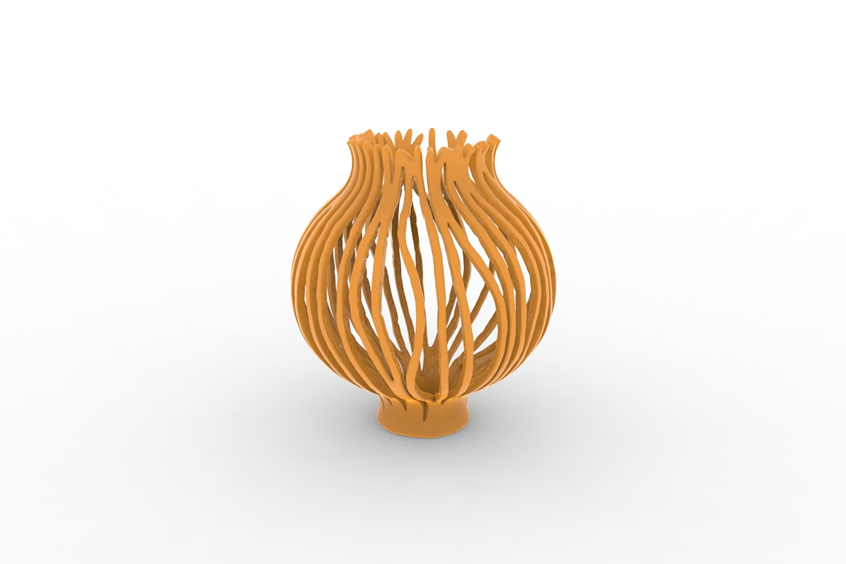Vase 3D cad bowl tableware serving 3d printing