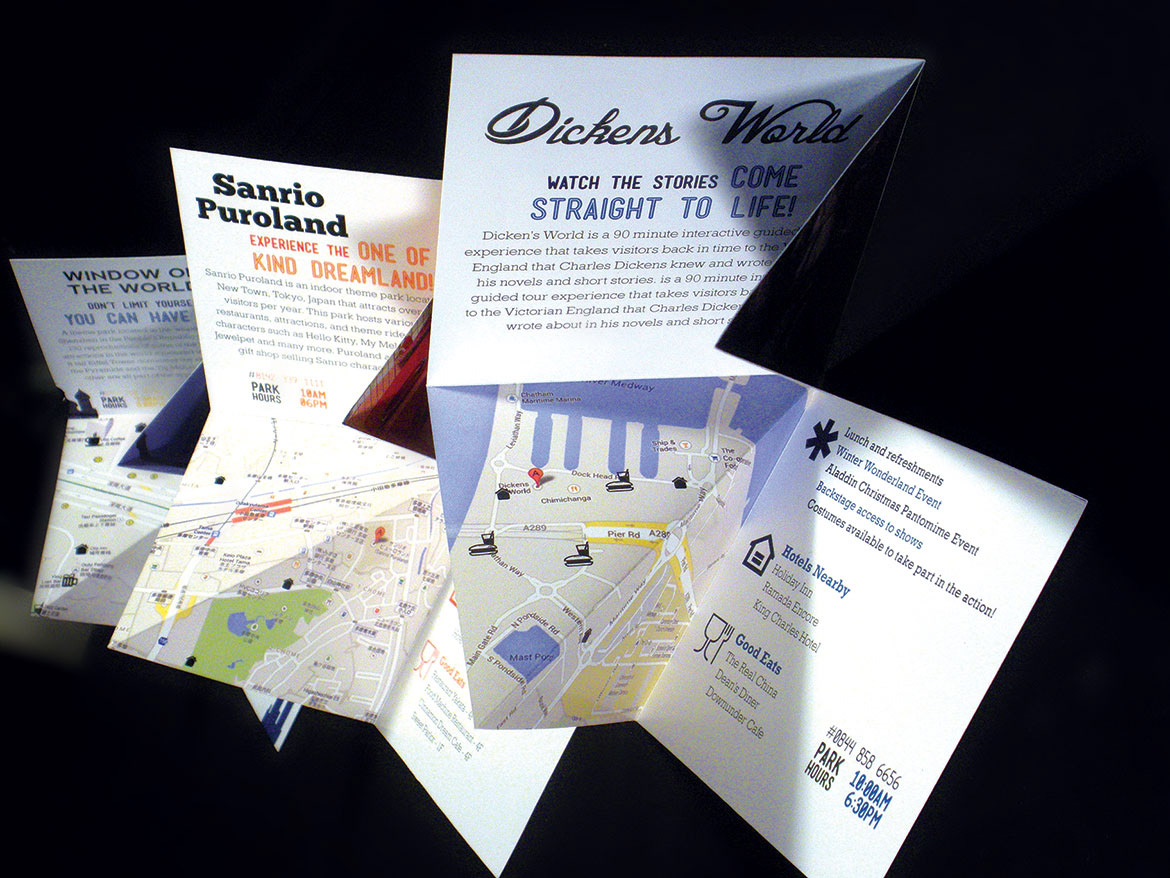 Travel brochure Logo Design print package design 