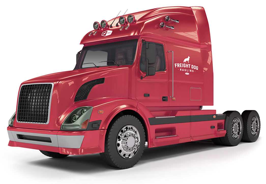 dog hauling trucking freight branding  Logo Design Responsive wordpress