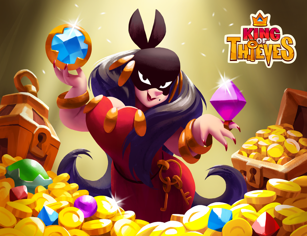 Game Art mobile game art promotion art king of thieves zeptolab cut the rope