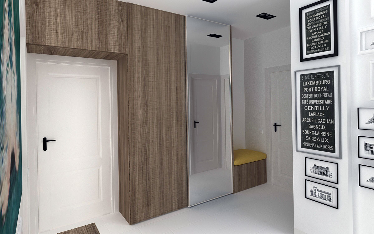 70 m2 apartment in the residential comfort Family design apartments design
