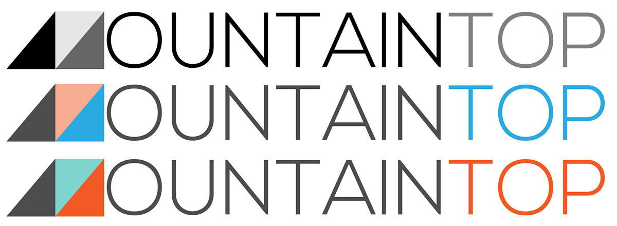 logo sketch design mountain top youth conference Christian