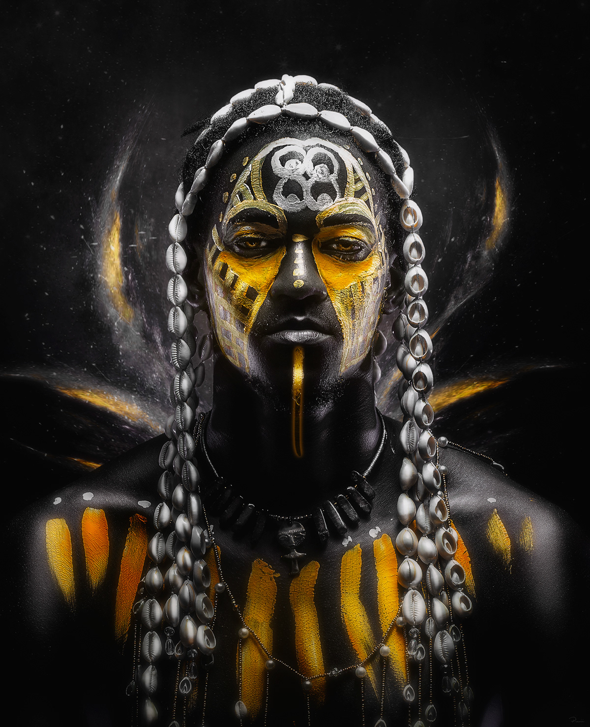 African Art afrique black culture galaxy Masque shaman