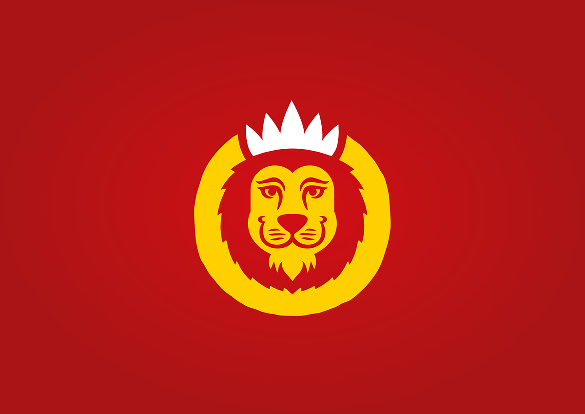 Hungy Lion chicken Fast food south africa lion king Food  red yellow
