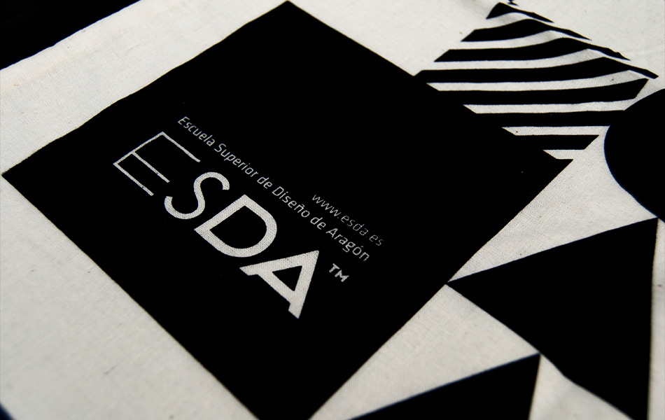 ESDA escuela superior diseño colorful Custom type pattern dynamic identity Business Cards Unique logo University design spain sketchbooks handmade