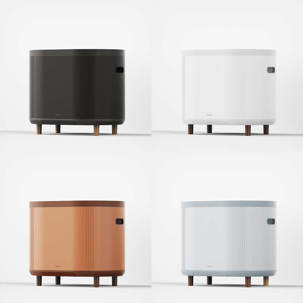 Bin can furniture Gadget garbage home plastic sensor touchless trash
