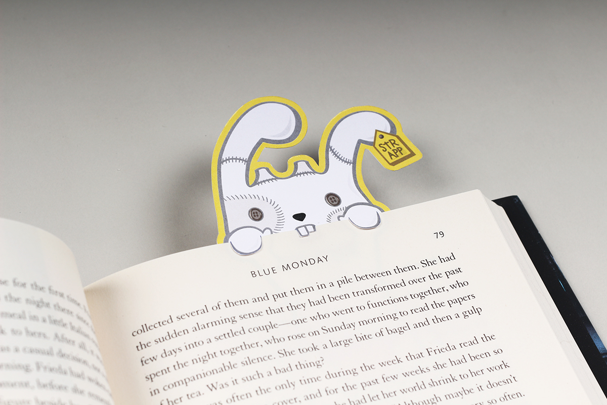 rabbit bookmark Character Mascot Candy Sweets rabbit sweets