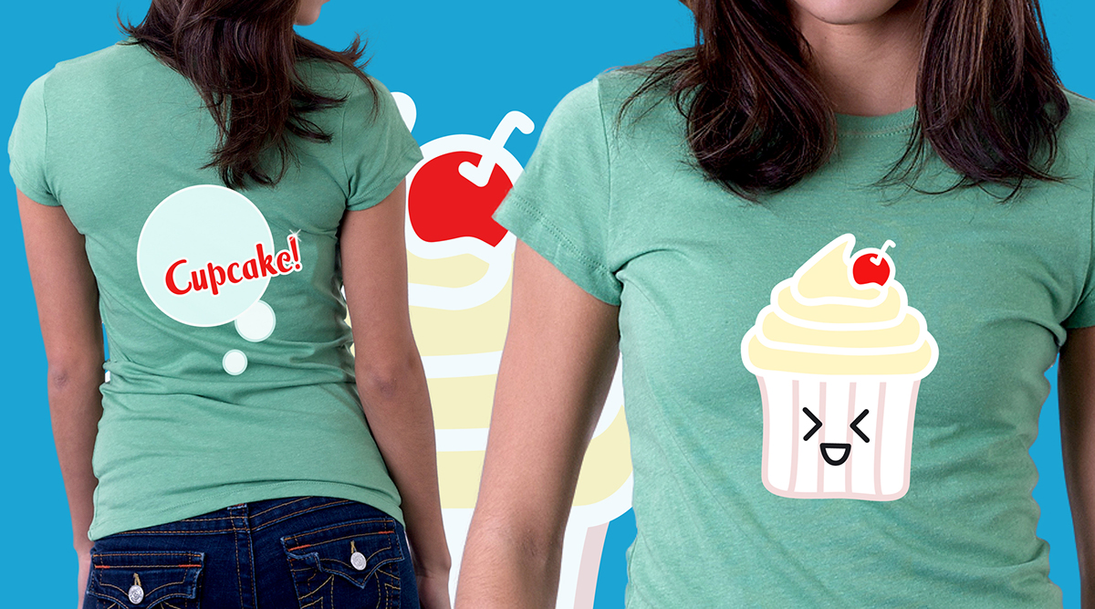 50's milkshake fixties batidos remera indumentaria t-shirt cupcake
