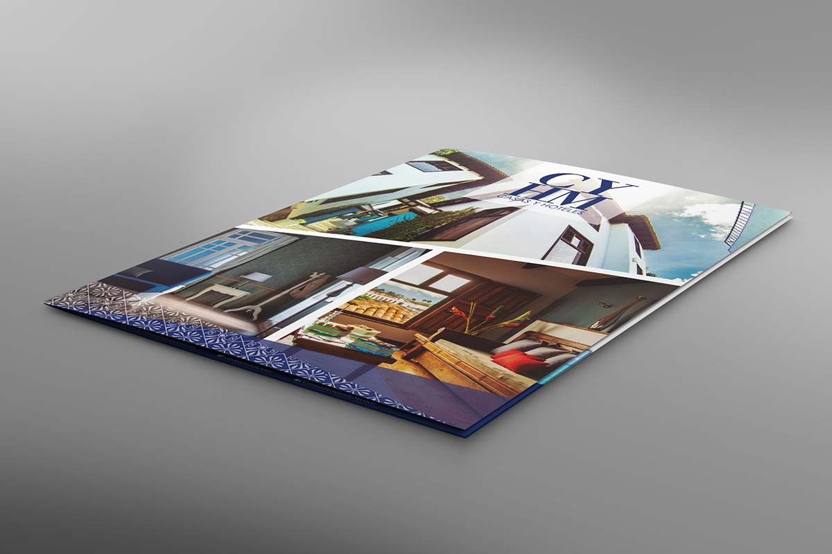 CYHM folder folleto Illustrador hotel photoshop editorial