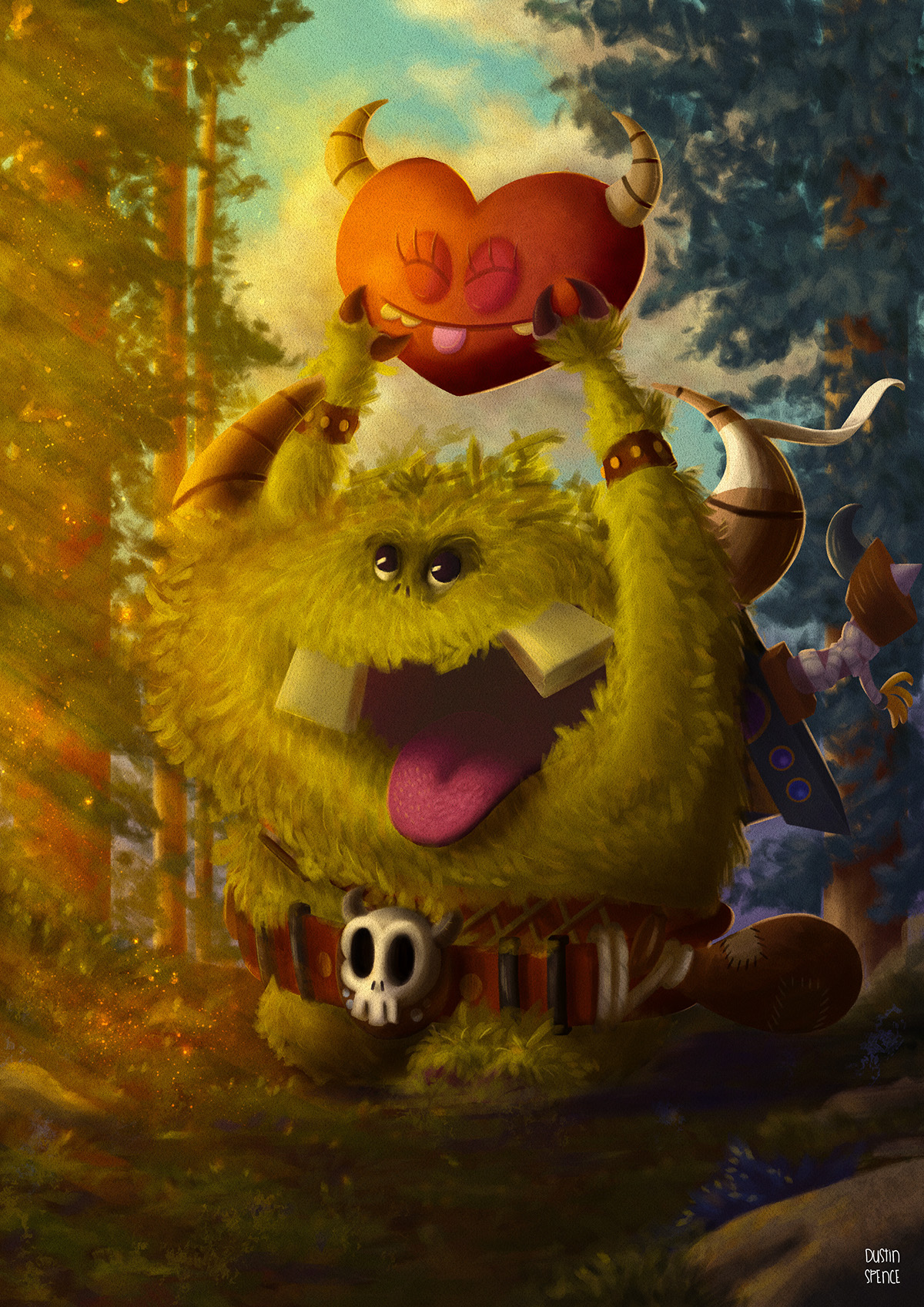 Adobe Portfolio monster ILLUSTRATION  Character design  fantasy art childrens books art