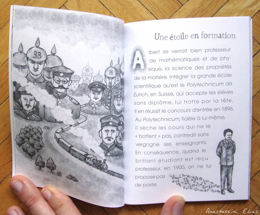 albert einstein Marilyn Plénard Anastassia Elias A dos d'âne ink Encre book livre publishing   Editing  French children