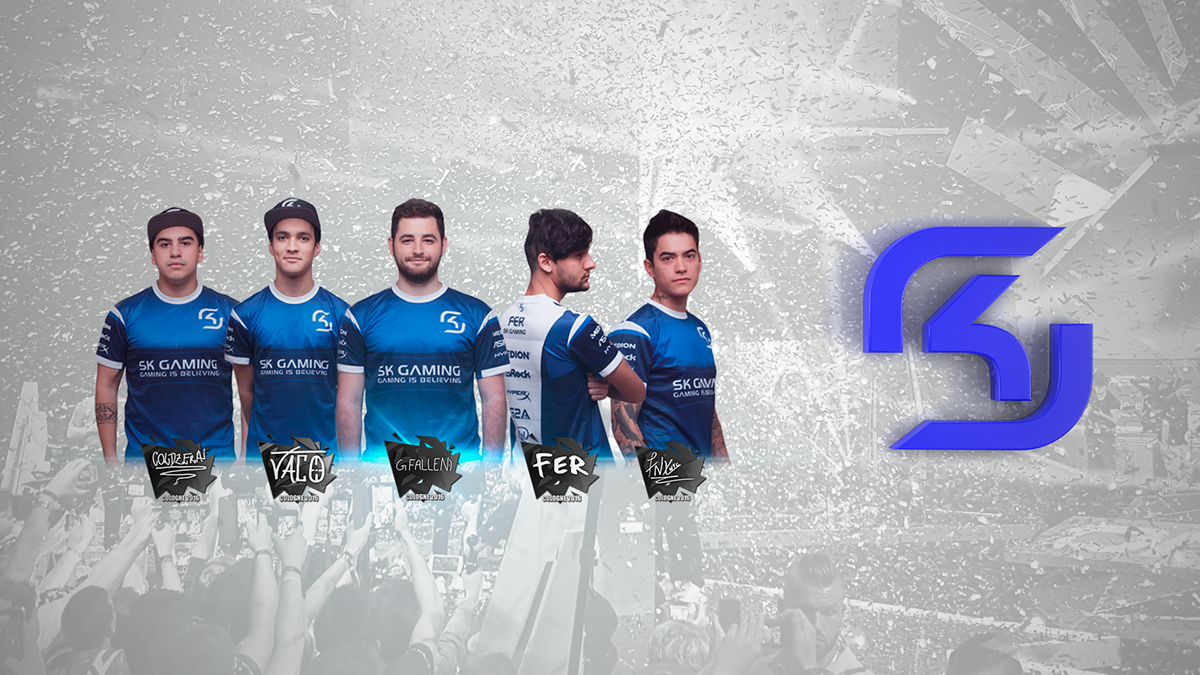 SK gaming cs Counter Strike GO brasil fallen fer cold fnx taco