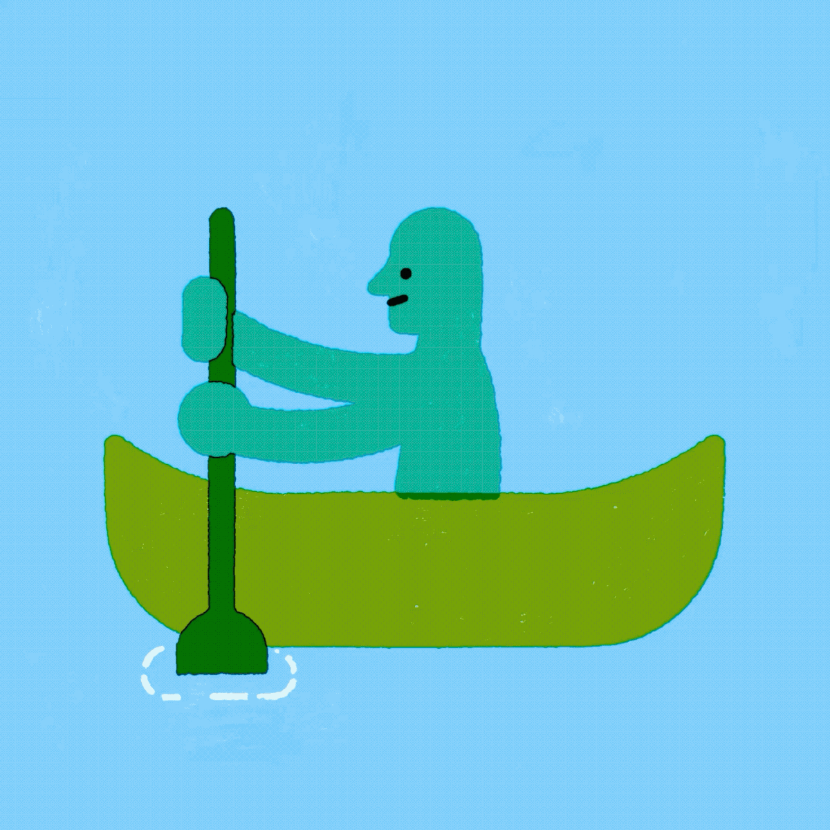 animation  gif loop rowing sea sport