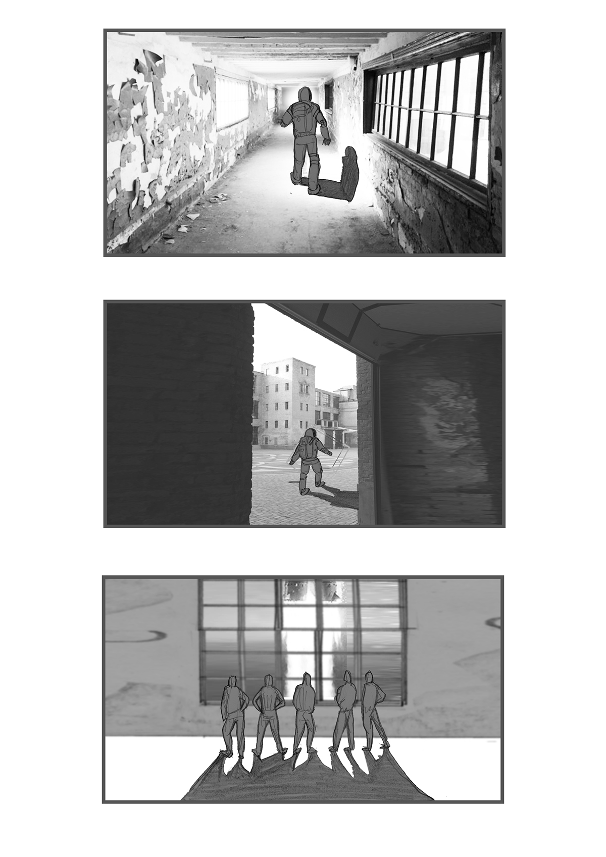storyboards for a music video Storyboards