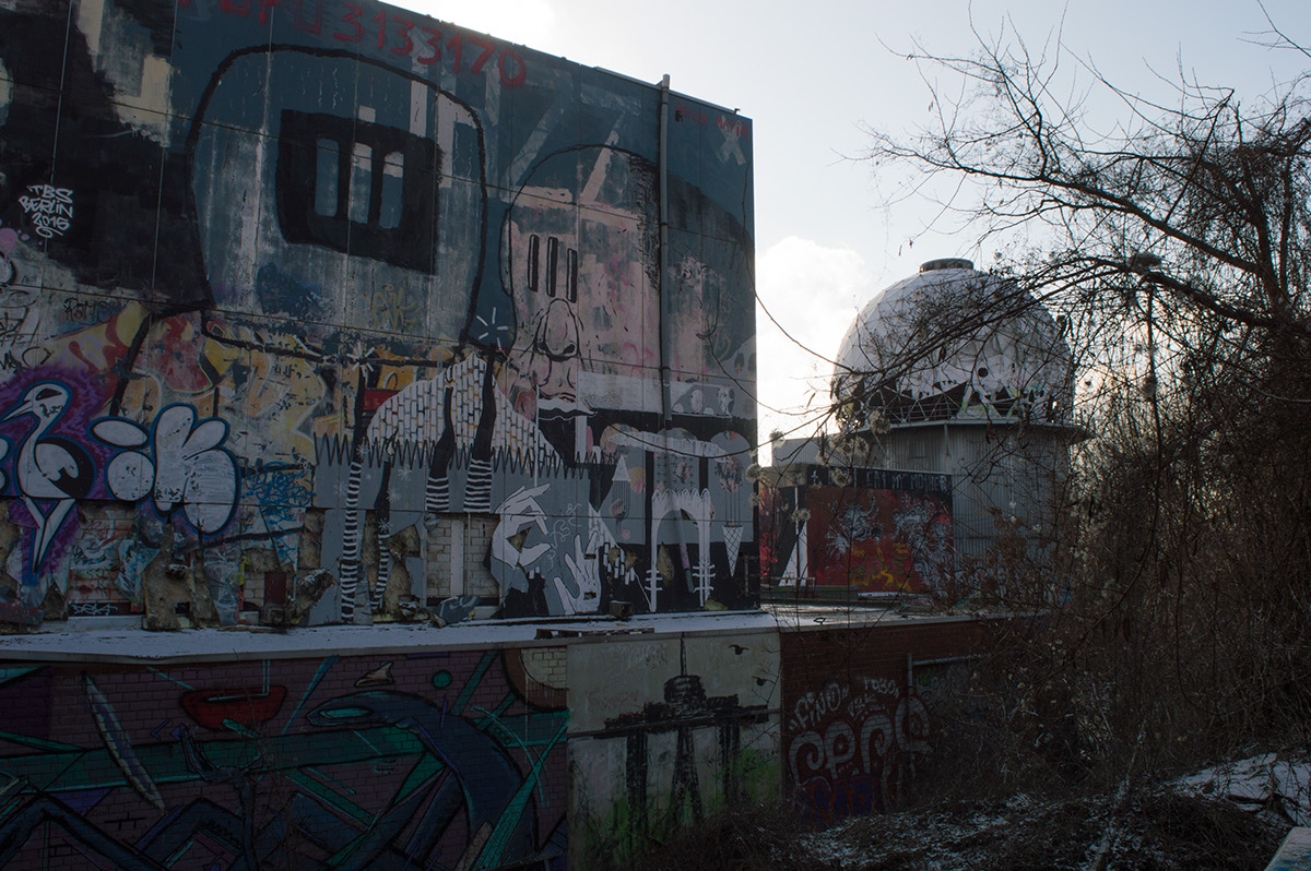 Teufelsberg Allemagne Street-Art abandoned place berlin
