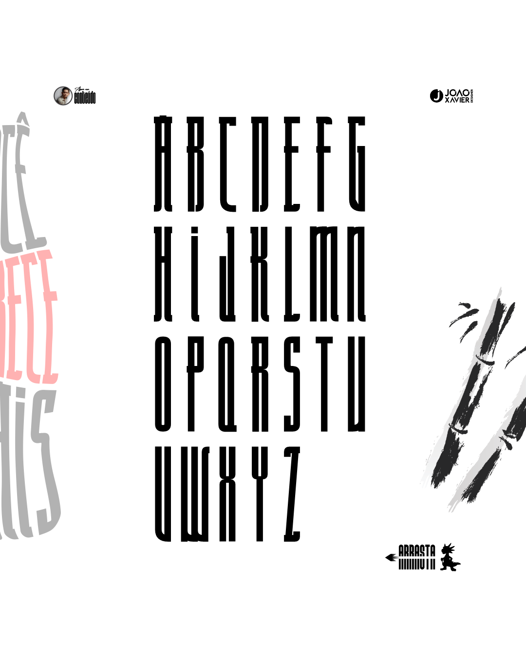 fonte font design fontes projeto tipografia typography   visual identity designer