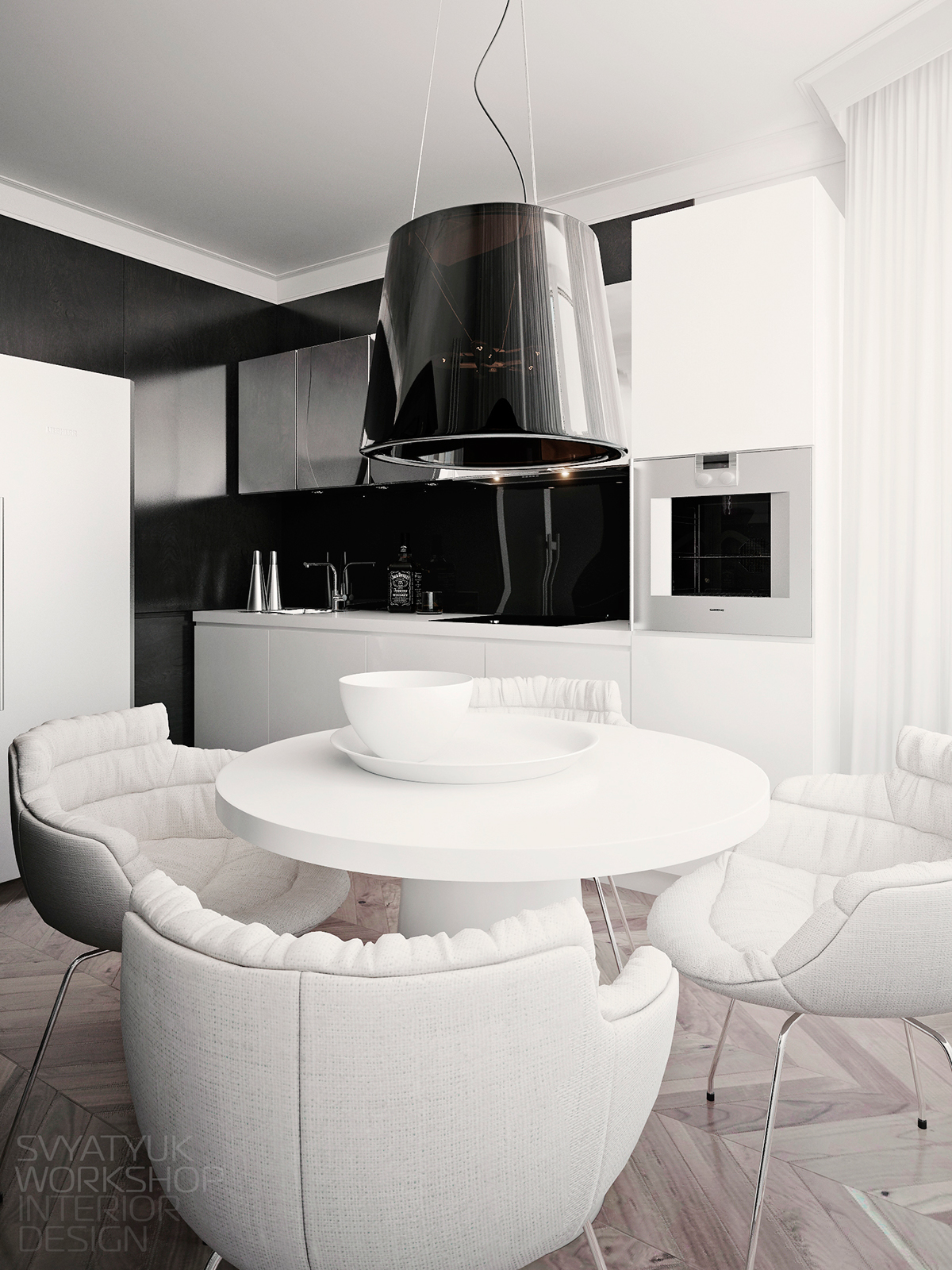 apartment Interior design vray CG kitchen дизайн интерьер кухня 3ds max