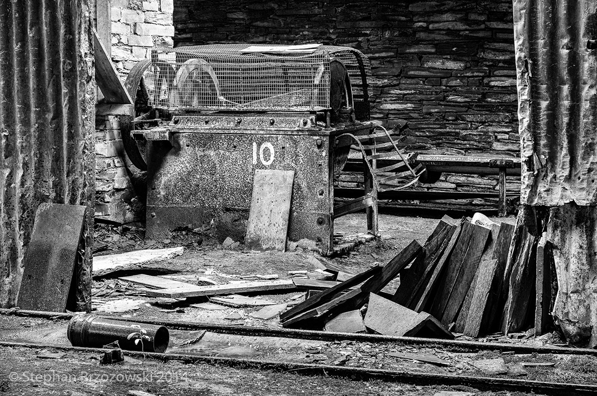 Adobe Portfolio North Wales Slate Mining quarrying Industrial remains Abandonment Blaenau Ffestiniog slate mill Moody dank