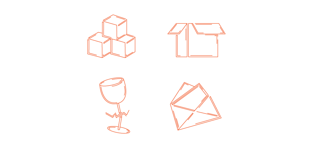 icons shipping design