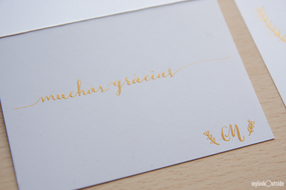 caligrafia Invitación de boda wedding wedding stationery Gold pigment watercolor