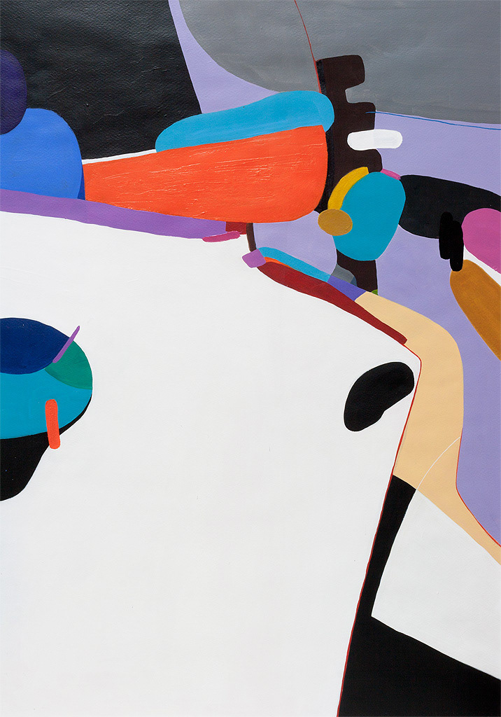 Kotaro Machiyama colorful abstract painting