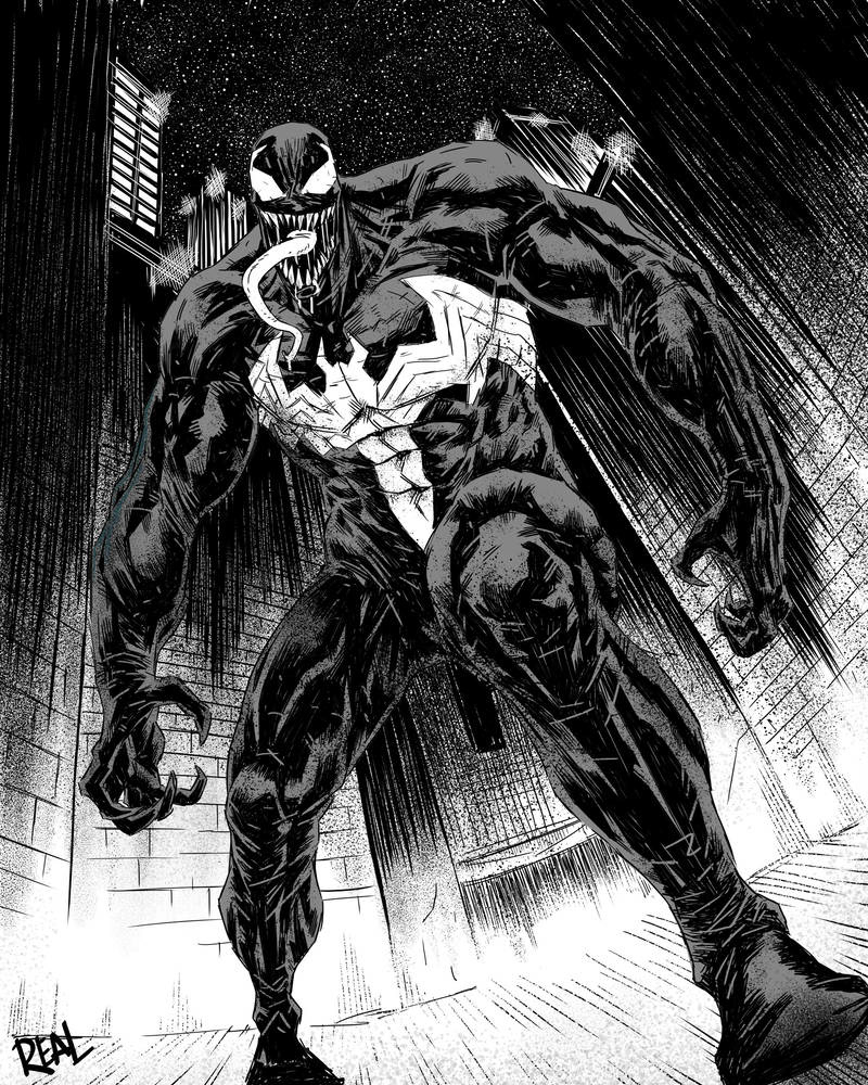 venom comic comicbook fanart joserealart spiderman Avengers marvel Xmen Tom Hardy