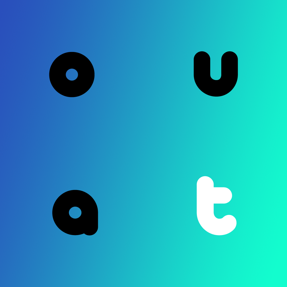 logo design branding  brand identity gradient typography   Letterings portfolio