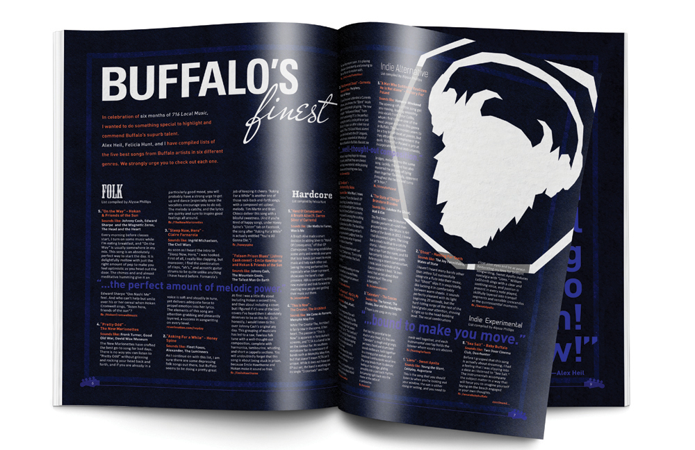 716 local music buffalo NY Buffalo local music bands interviews Music magazine Pratt Institute