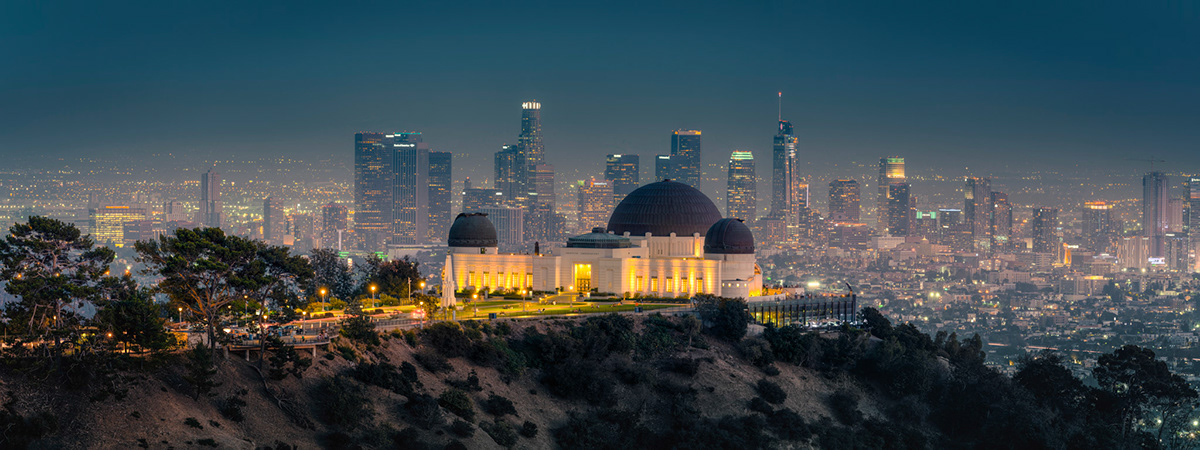 Adobe Portfolio cityscape Landscape panorama Photography  sunset Fuji GFX Griffith Park Griffith Park Observatory Los Angeles