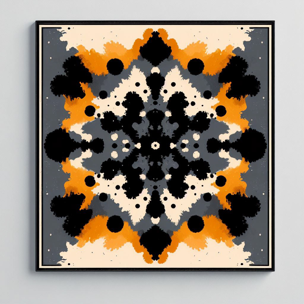 rorschach abstract colorful