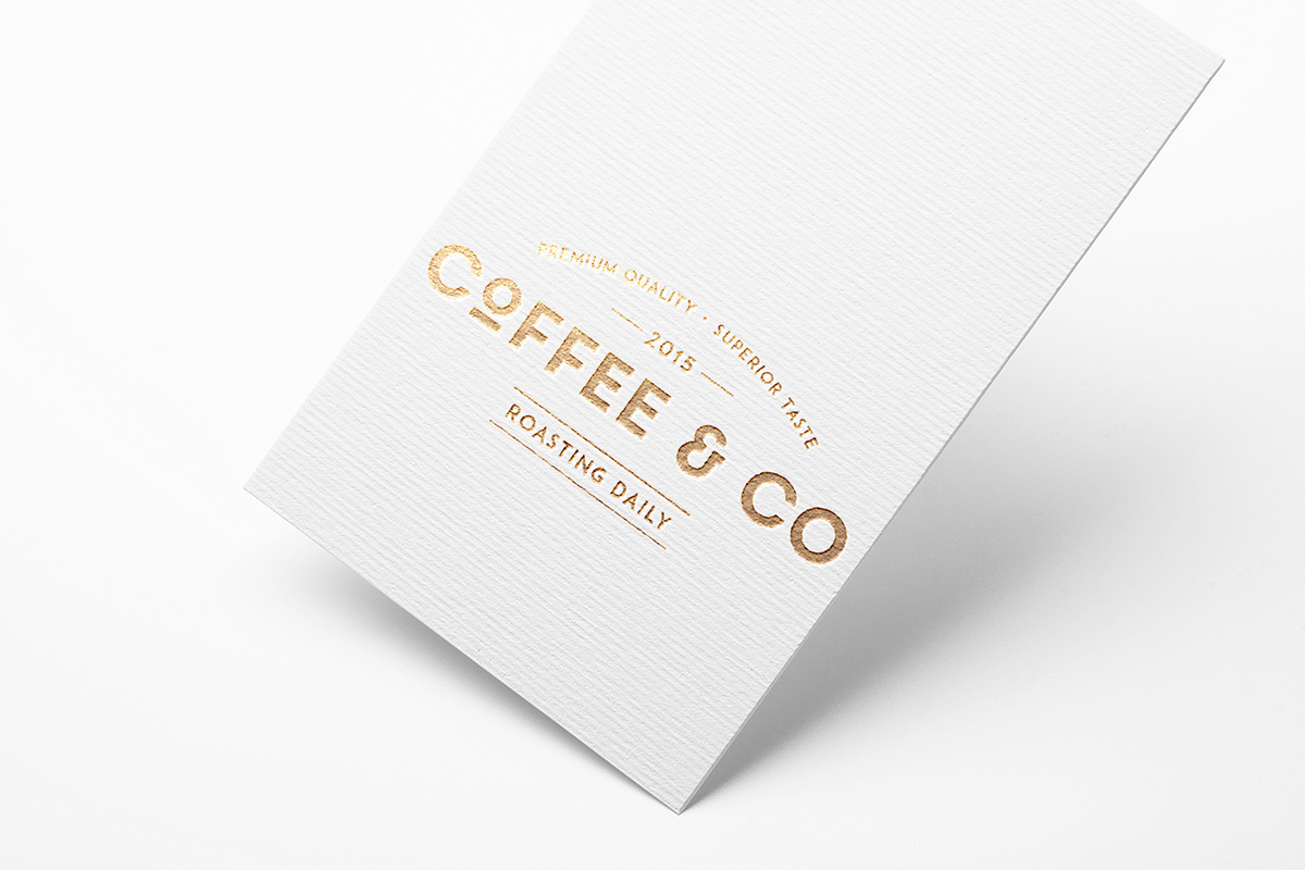 Coffee company logo design identity