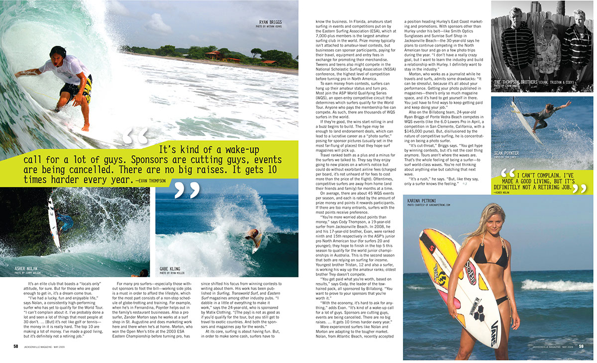 Adobe Portfolio Surf editorial colorful