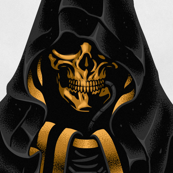 skull videogame Kojima death DeathStranding gold