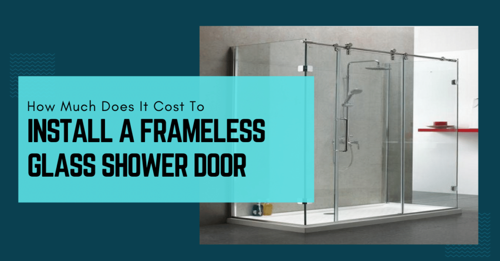 Frameless glass shower