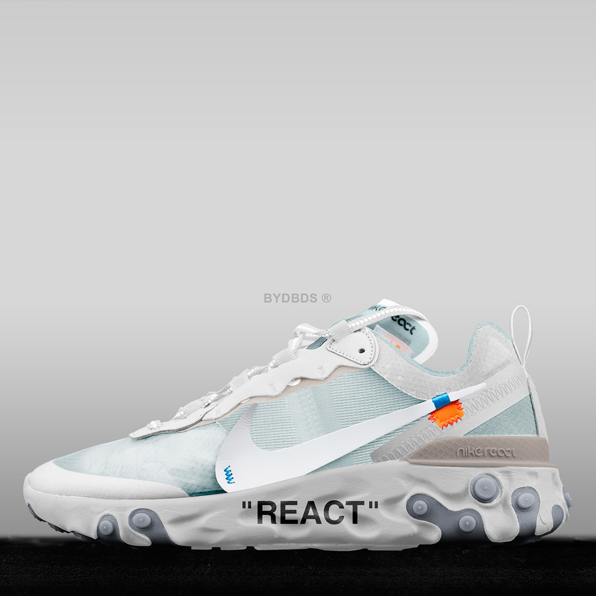 Email Initiative wave Nike React Element 87 x Off-White Concept byDBDS® on Behance