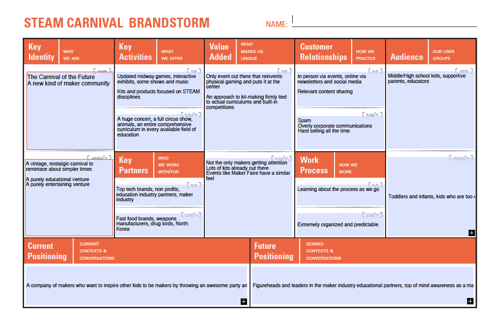 logo Rebrand Workshop Carnival Steam stem