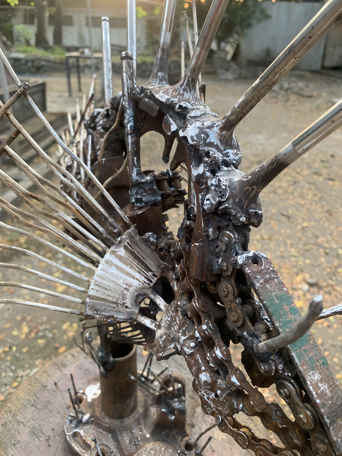 lionfish metal scrap upcycle
