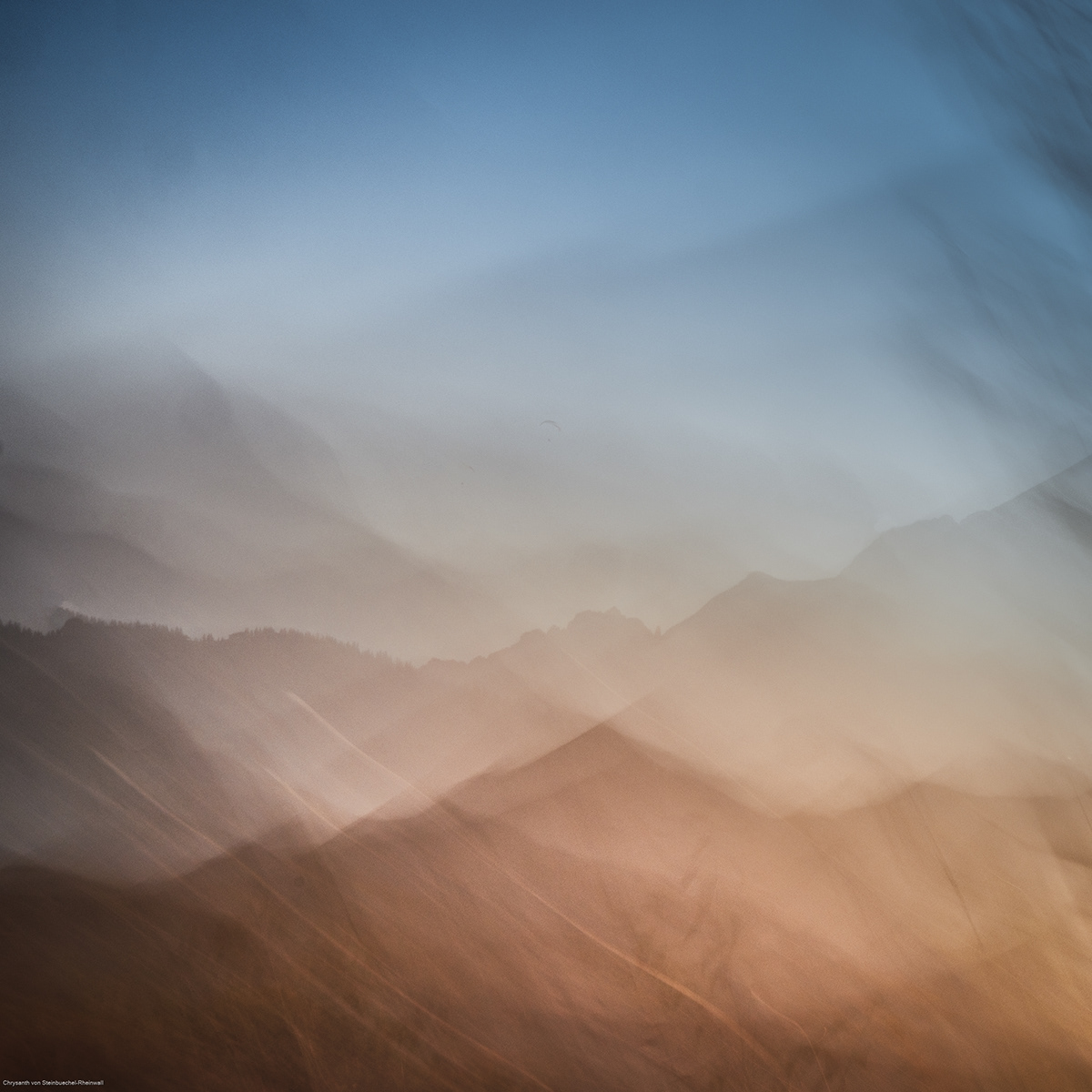 mountains Landscape Nature alps Fall ICM Photography  expressionistic
