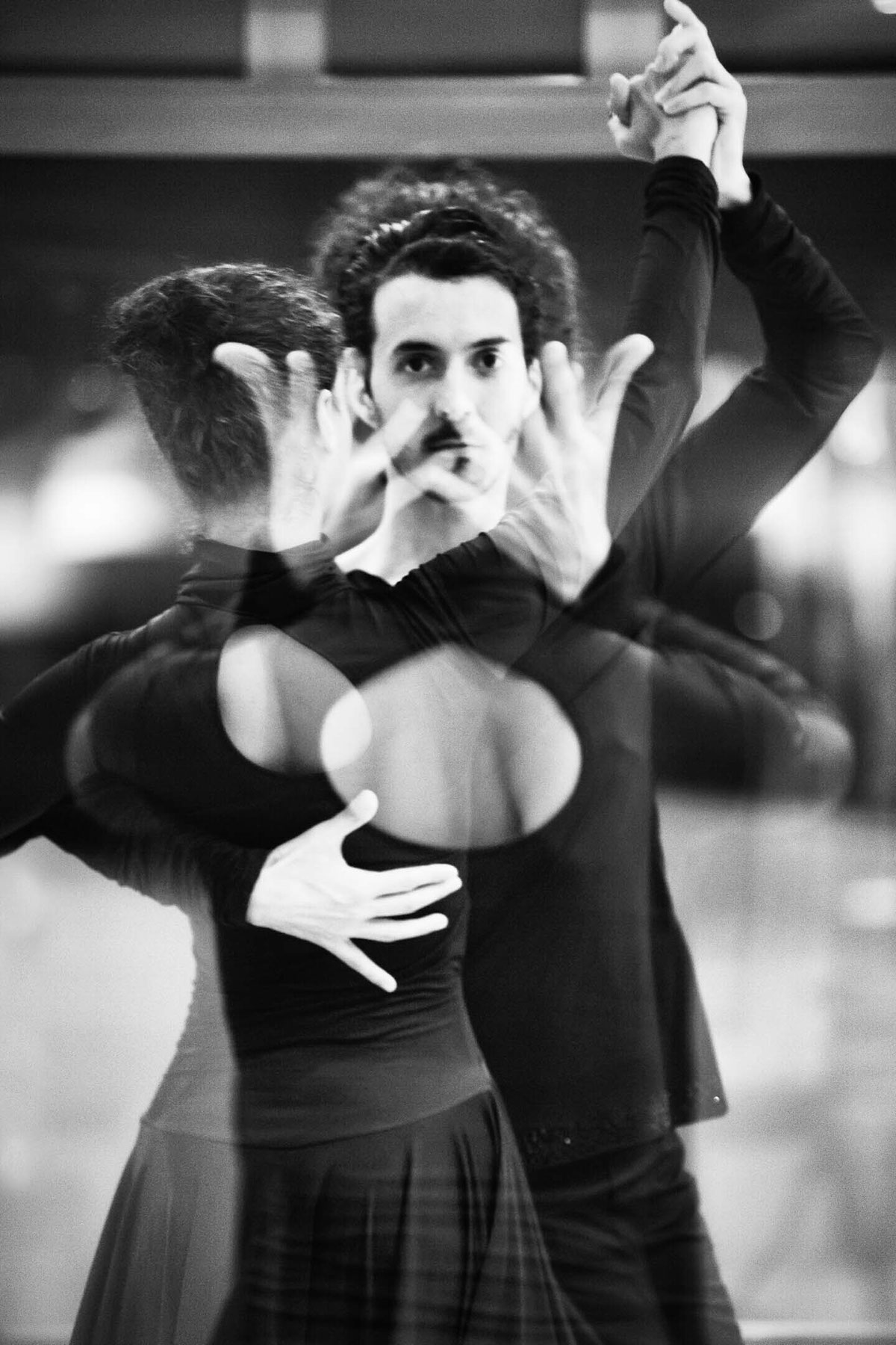 double exposure Creative Photography dancing DANCE   portrait faces dubai conceptual multiple exposure black and white monochrome grain eyes Sensuality intimacy