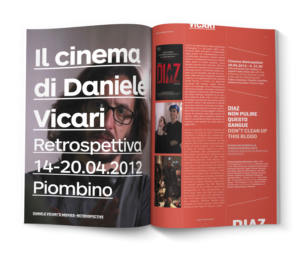 scans visionaria  Film Festival poster catalog scan art Glitch