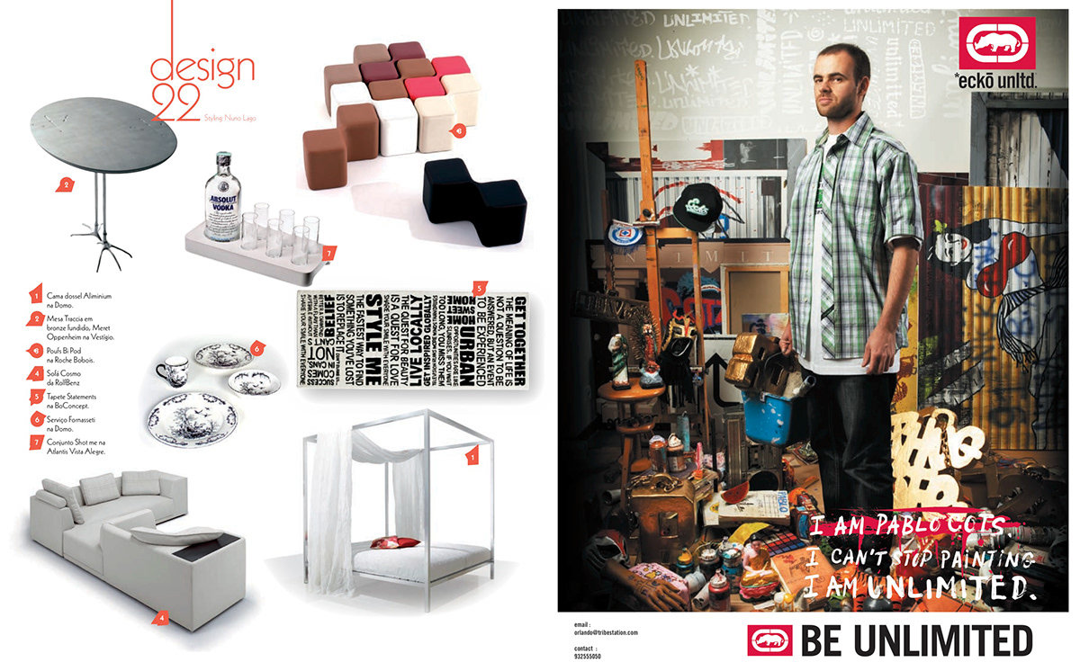 revista magazine dif Portugal diseño moda maquetación diseño gráfico
