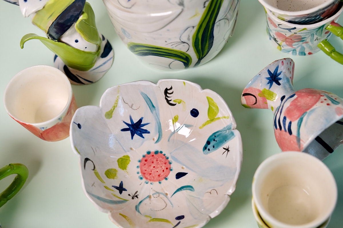 spring Pottery gucci fashion illustration china shanghai tableware ceramic