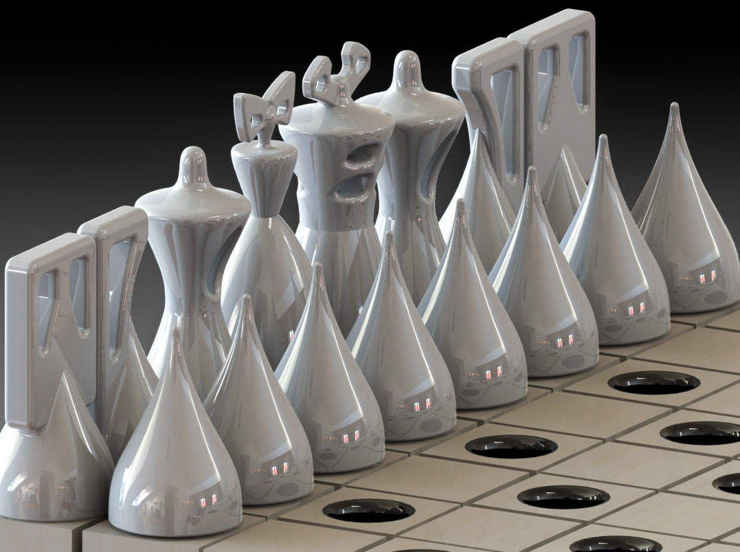 chess set Renderings