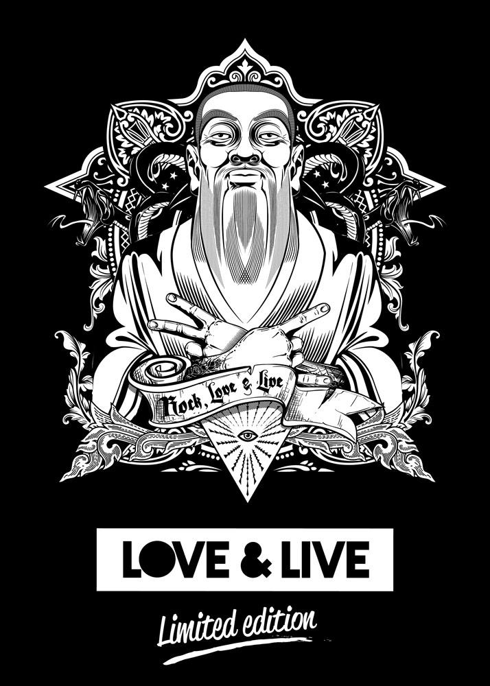 t-shirt Love & Live Clothing