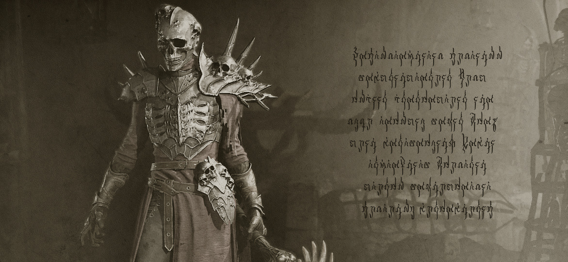 diablo Diablo 4 Typeface Blizzard font glyphs fernando forero video game game design