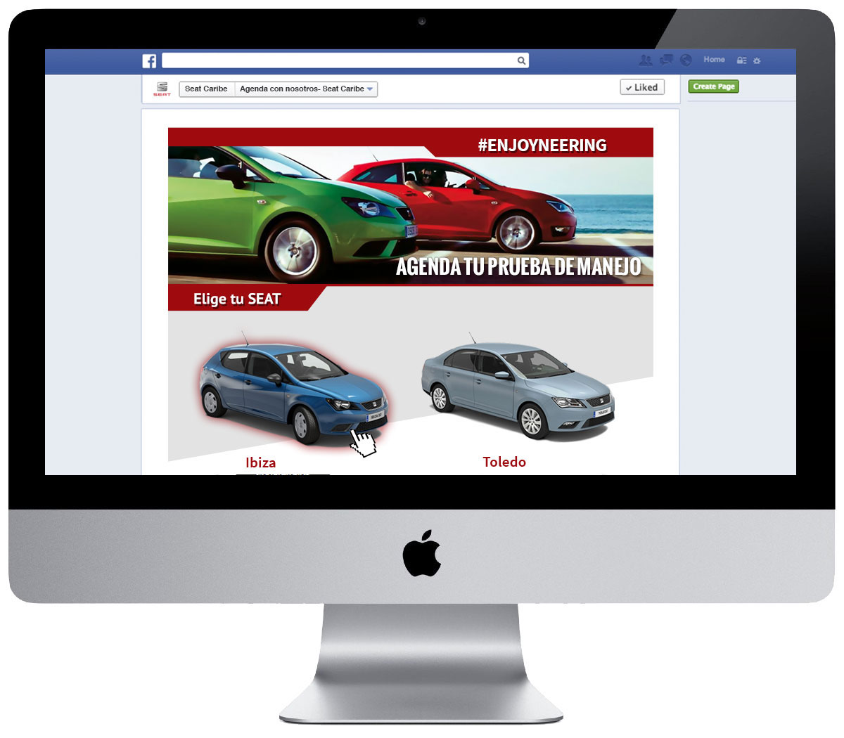 seat cancun facebook app Diseño web diseño gráfico Autos