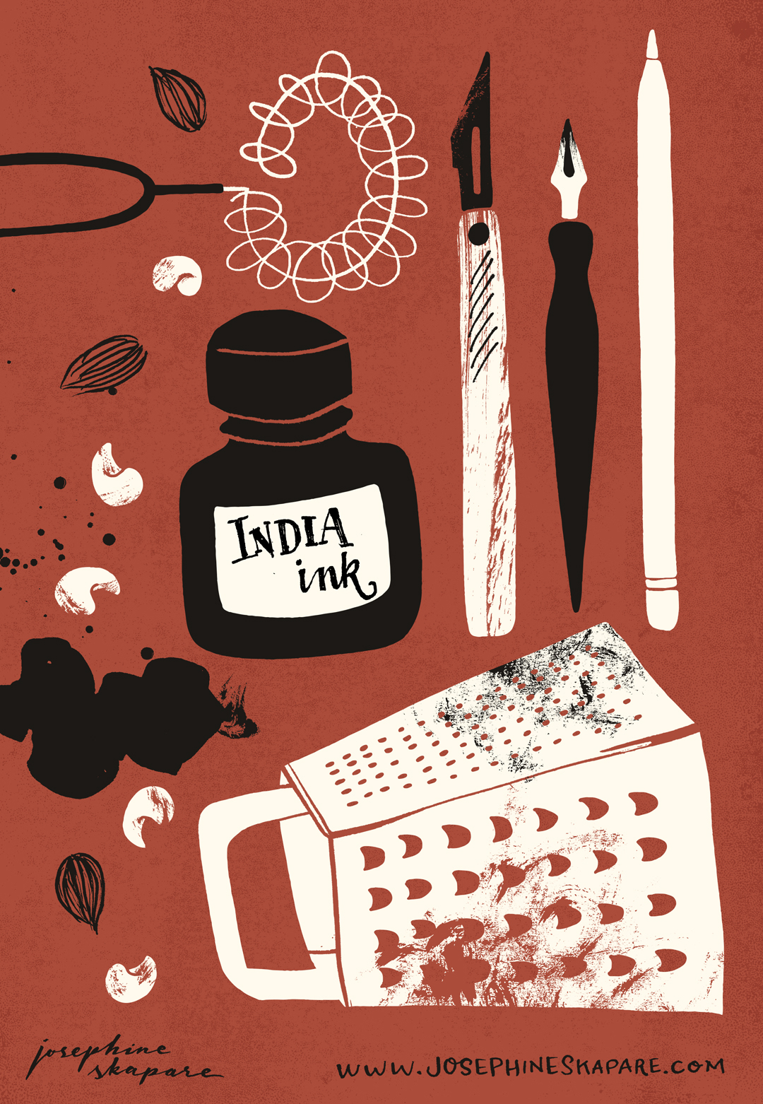 ink apple pencil kitchen tools editorial